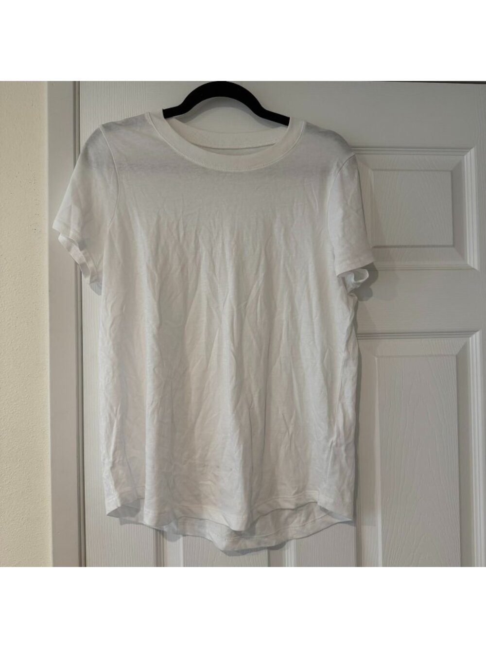Madewell White Softfade Cotton Basic Crewneck Short Sleeve T Shirt Size Medium
